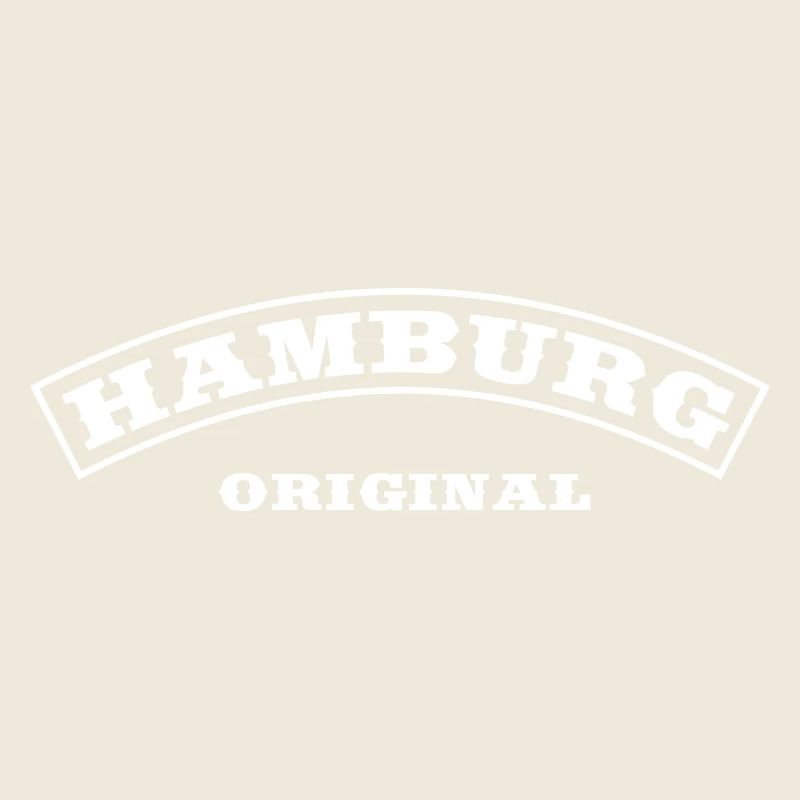 Hamburg Original Patch Design in weiss