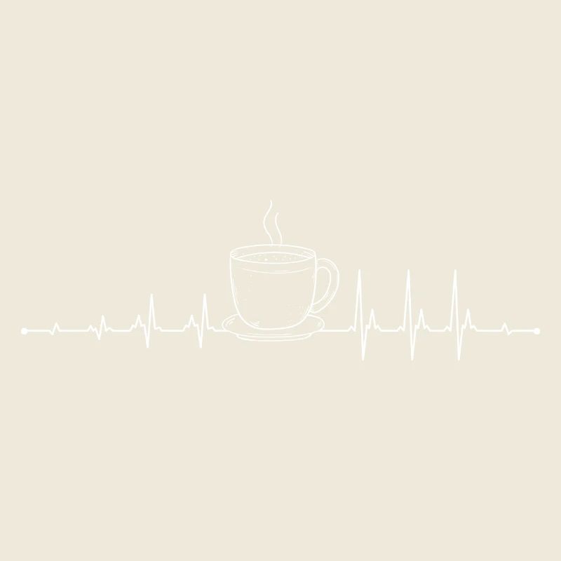 Kaffee-Pulse-Becher-Kunstwerk