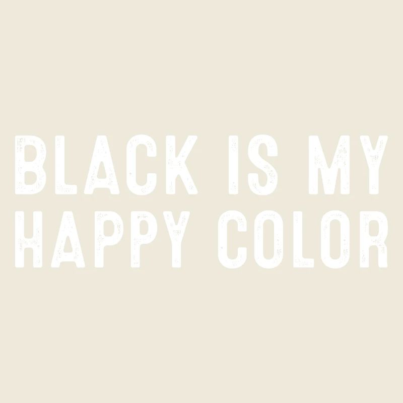 Le noir est ma déclaration de couleur heureuse pour les âmes audacieuses