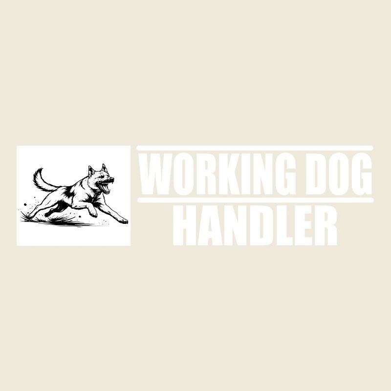 Working Dog Handler Motiv 