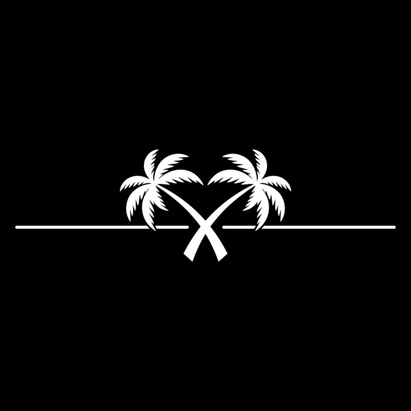 Palm Tree Symbol Island