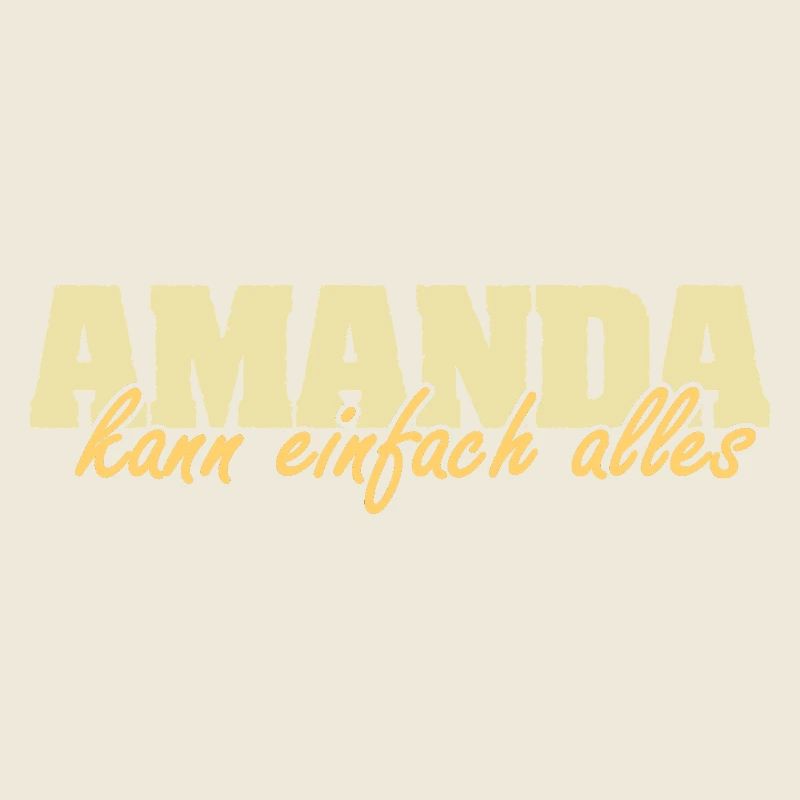 Amanda als Spruch