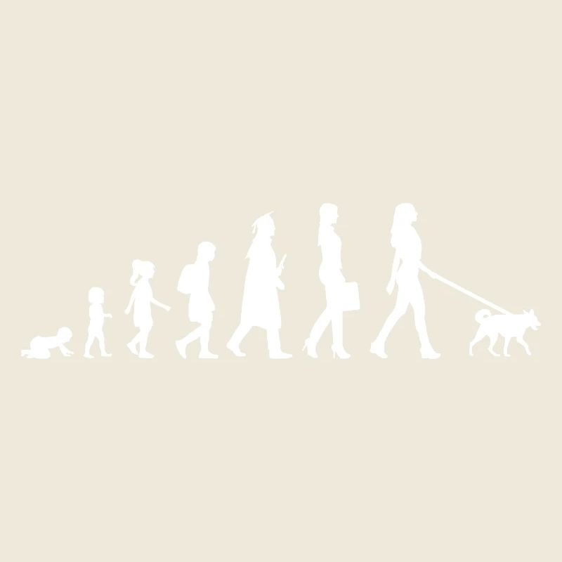 Evolution einer Hundehalterin