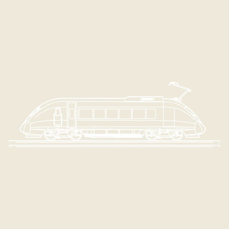 Train Line Art