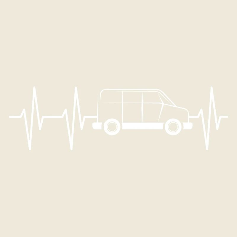 Bus Bus Heartbeat Icon Pulse Illustration Icon