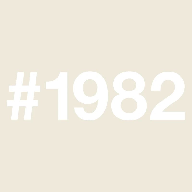 1982 Hashtag 44e anniversaire 44 ans
