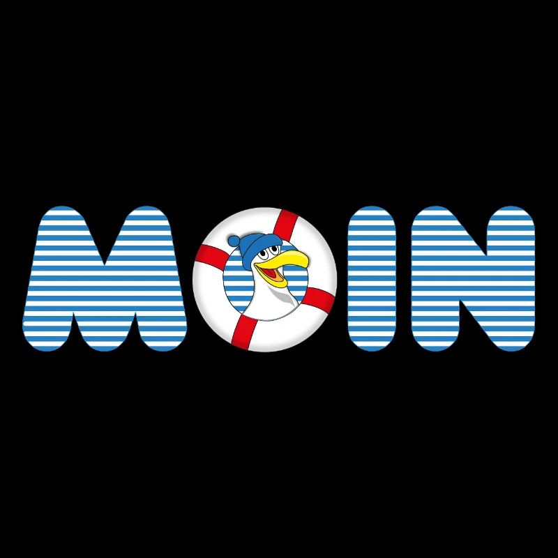 Moin Möve mit Rettungsring