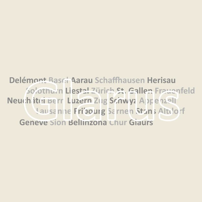 Schweizer Städte Glarus