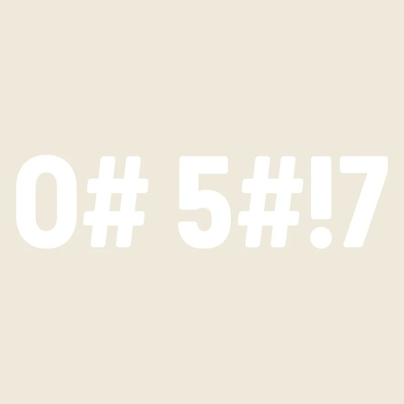 Oh Scheiße, codiert