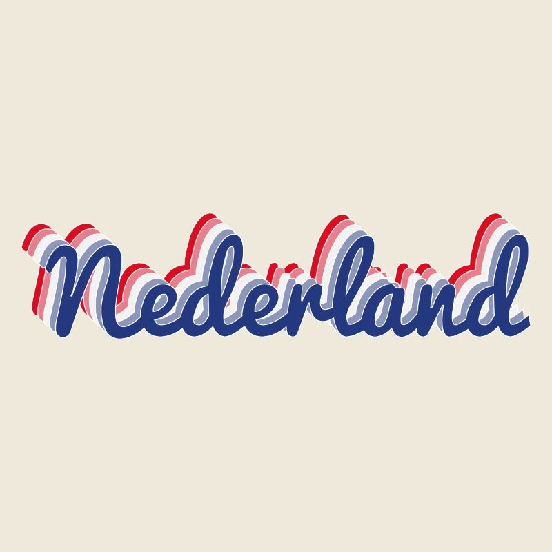 Nederland Script Flagfarben