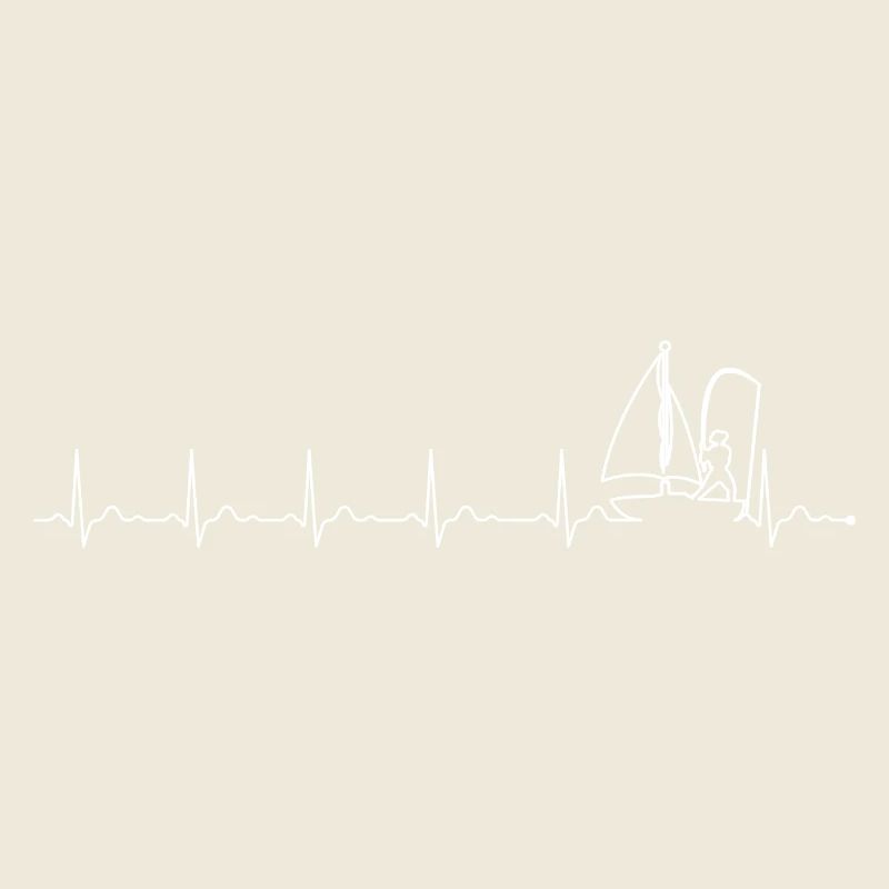 Voilier sur ECG Wave
