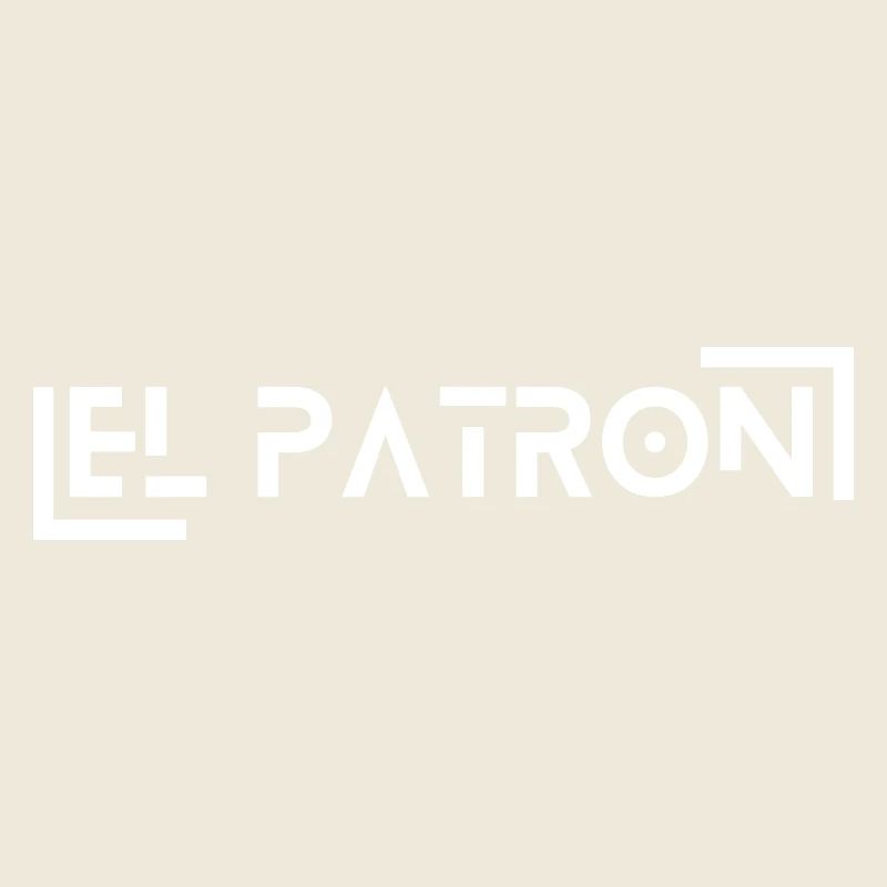 Lettrage El Patron – Diction à la mode