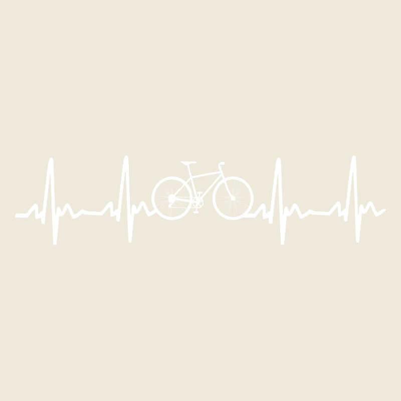 Fahrrad Ekg Herzschlag Bike