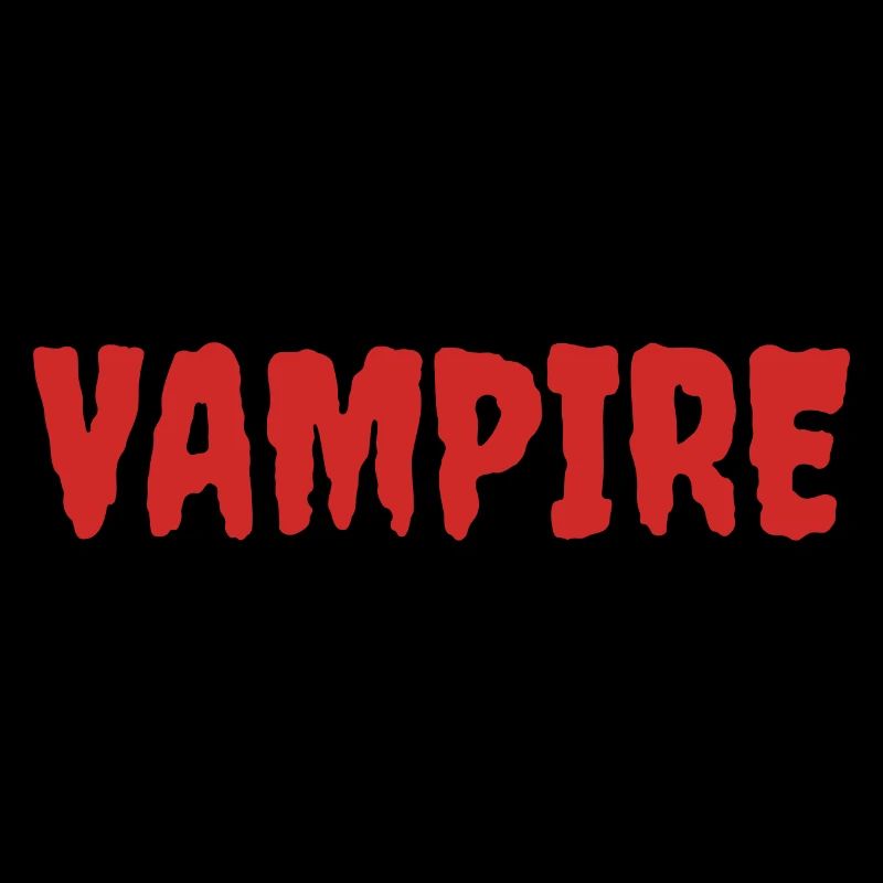 Vampir Silhouette Kunst T-Shirt Design