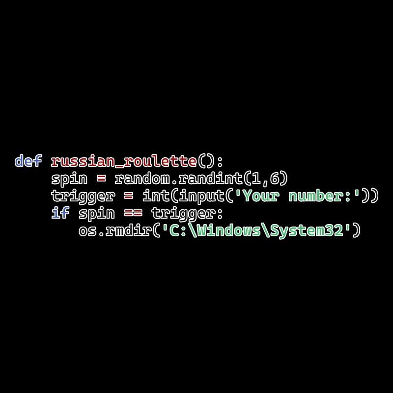 Roulette russe Python