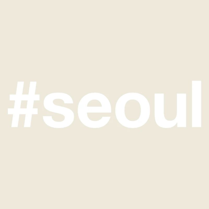 SEOUL Hashtag Corée