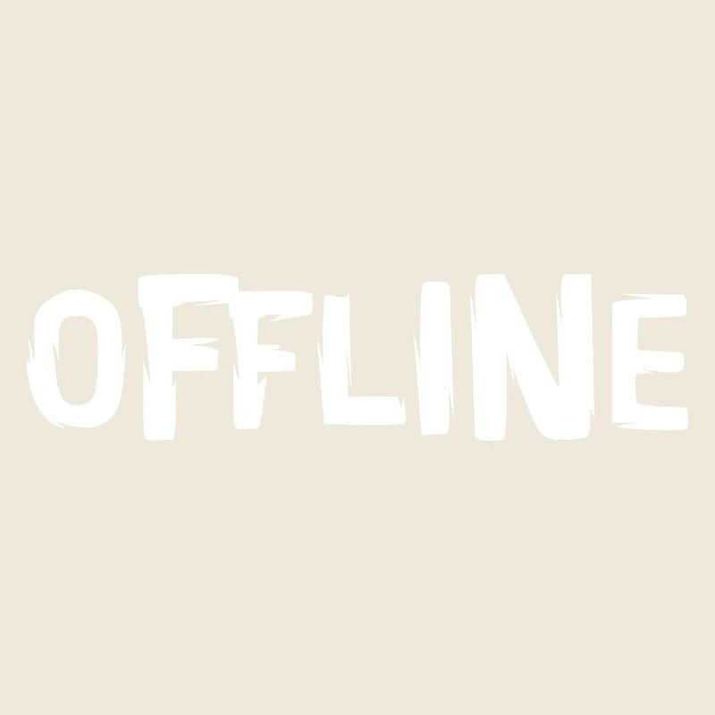 offline Schriftzug - comic Stil Sprüche
