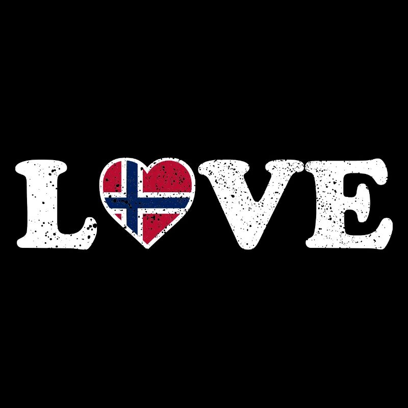 Love - Norway Flag - Norge - Norwegen