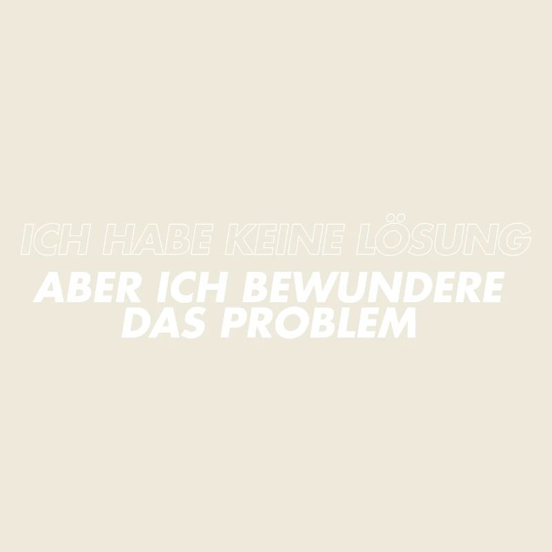 Ich bewundere das Problem 