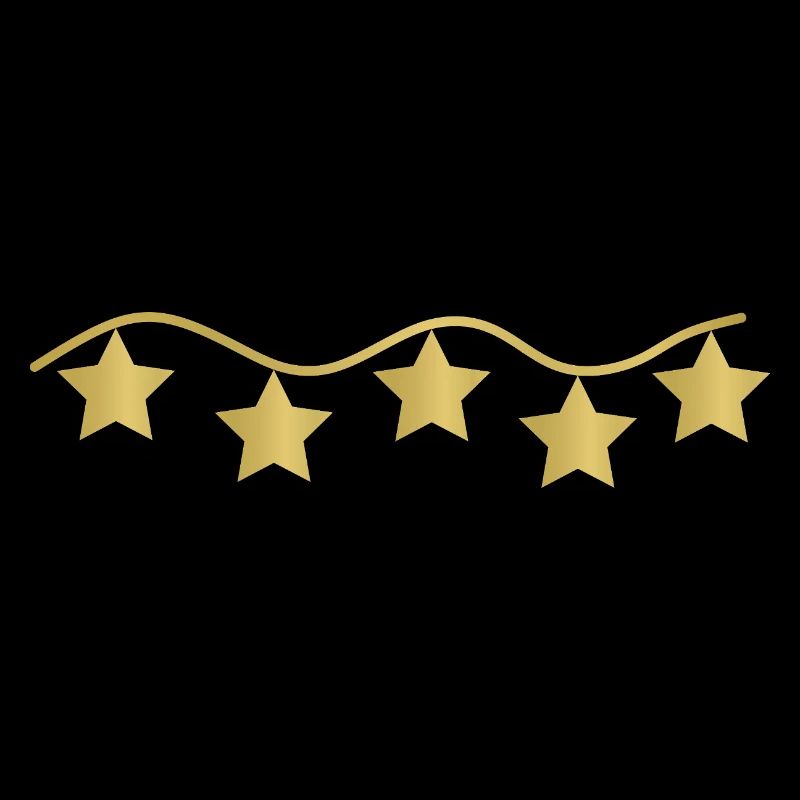 goldene Sternengirlande