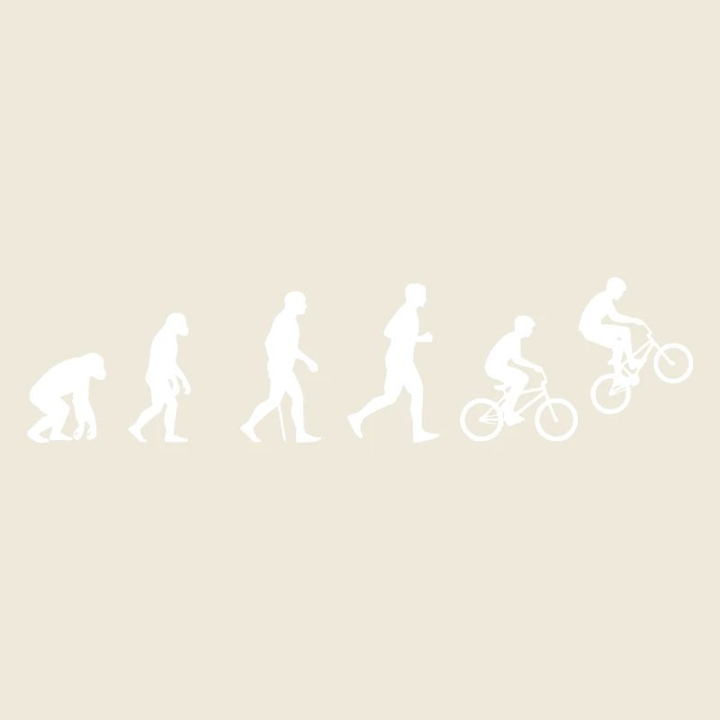 Evolution des BMX Action Fahrradfahrens