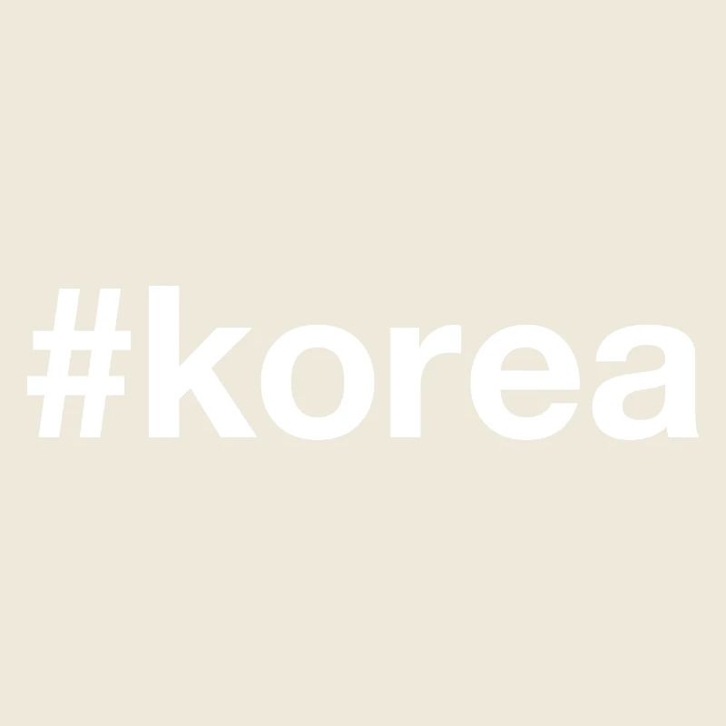 KOREA Hashtag