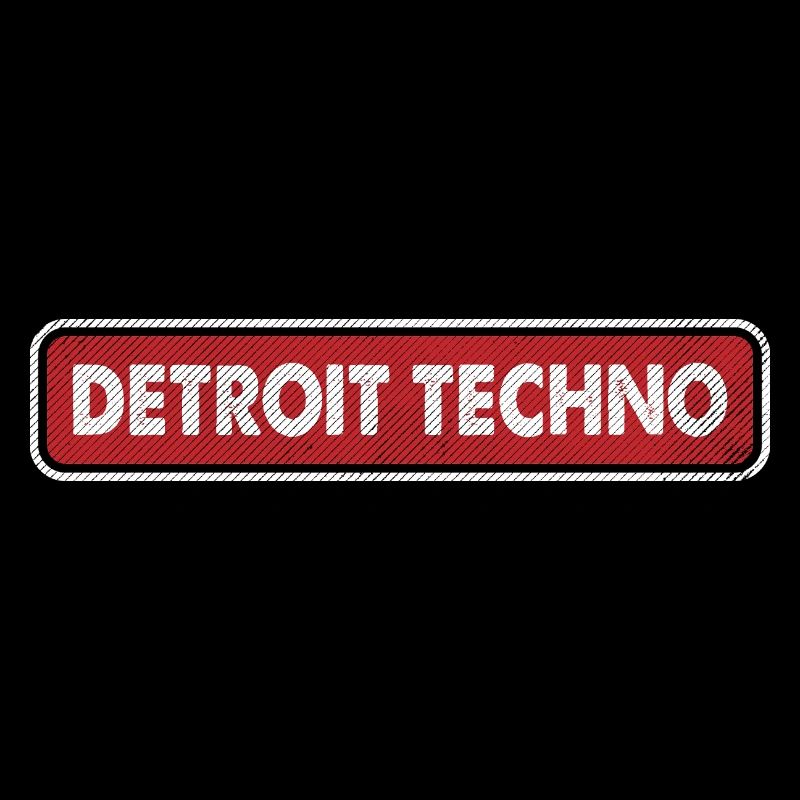 Logo rétro techno de Détroit