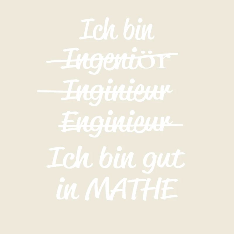 I'm good at math and engineering