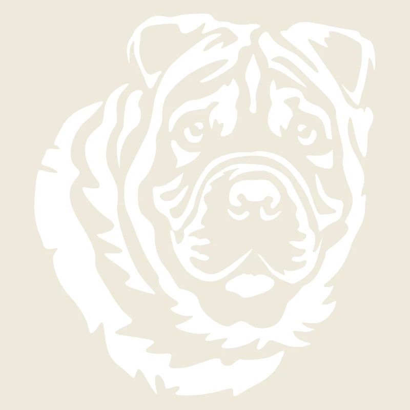 Shar-Pei Head « Black Edition »