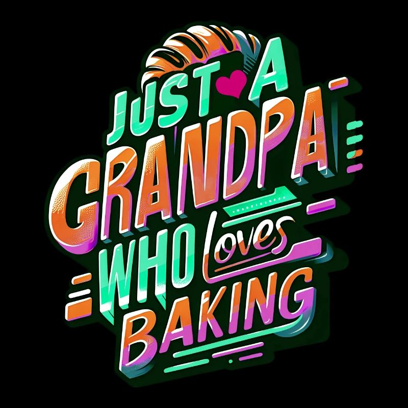 Opa ist Bäcker unser Opa backt gerne