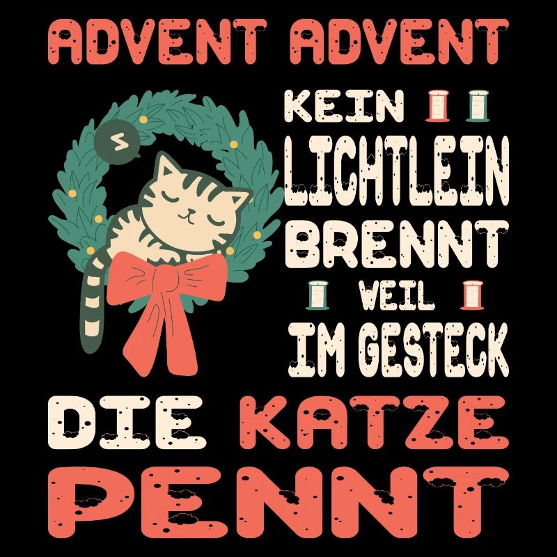 Adventszeit mit Katze