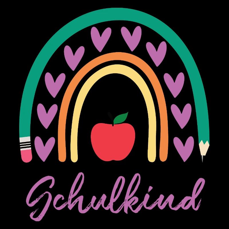 Schulkind Regenbogen Outfit Einschulung Schüler