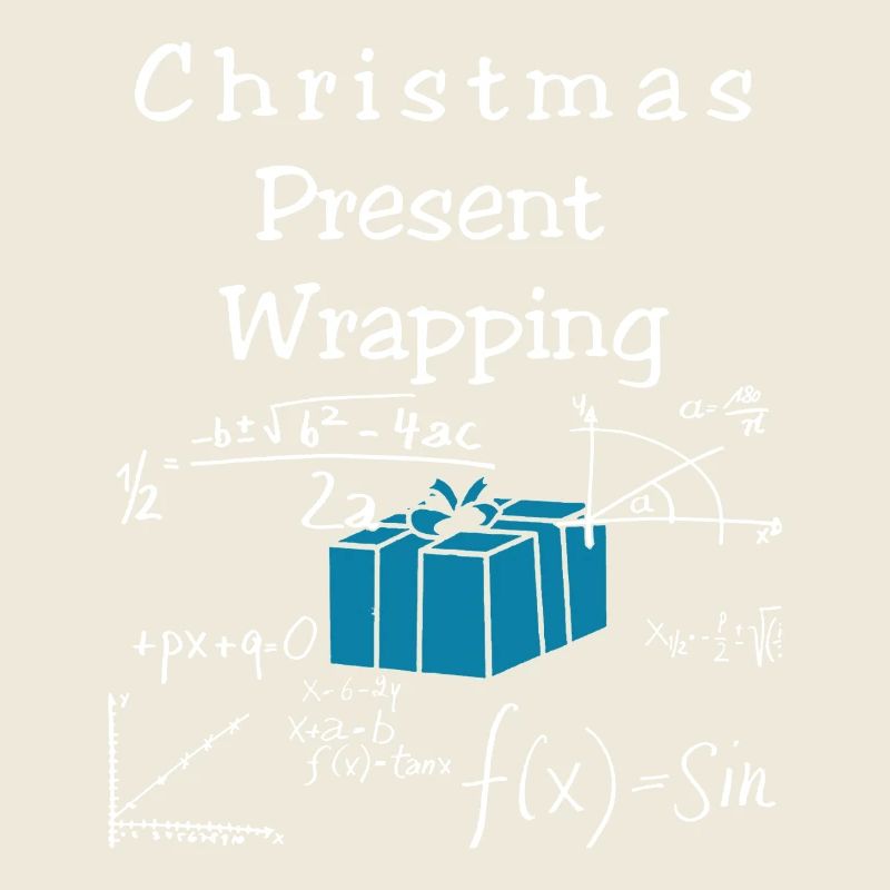 Funny Math Christmas Present Wrapping