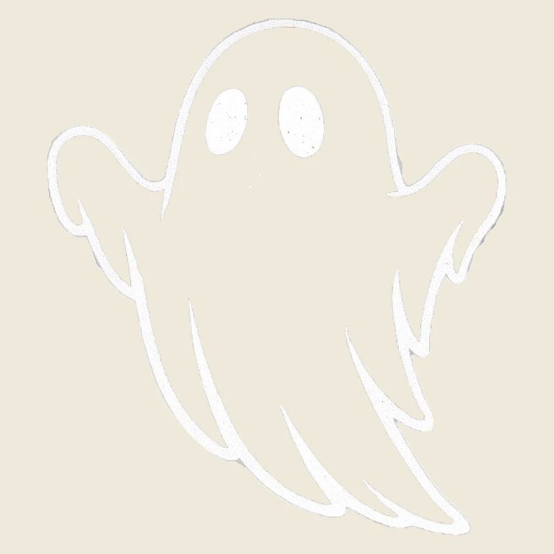 Whimsical Ghost Illustration for Halloween