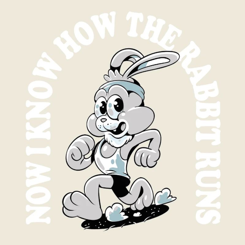 Now I Know How the Rabbit Runs – Denglisch Spruch