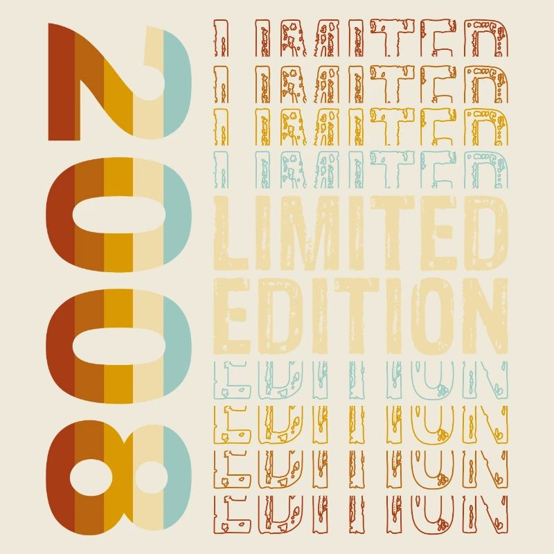 Edition limitée 2008 Édition couleur Impression graphique 18.