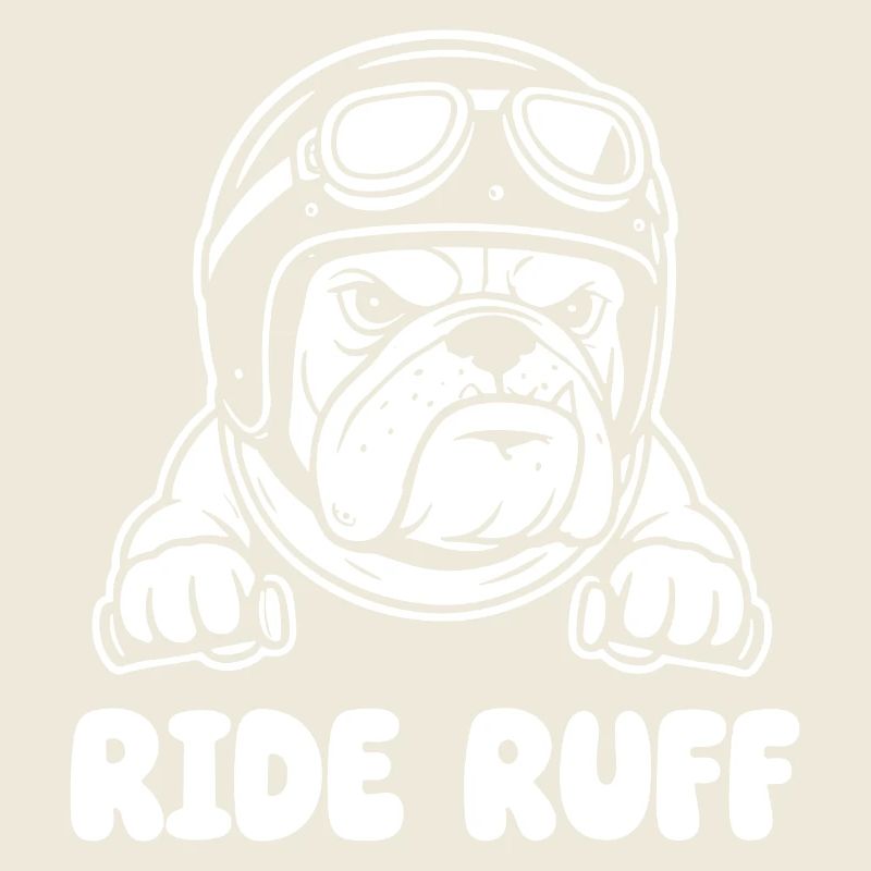 Motif du casque de course Bulldog