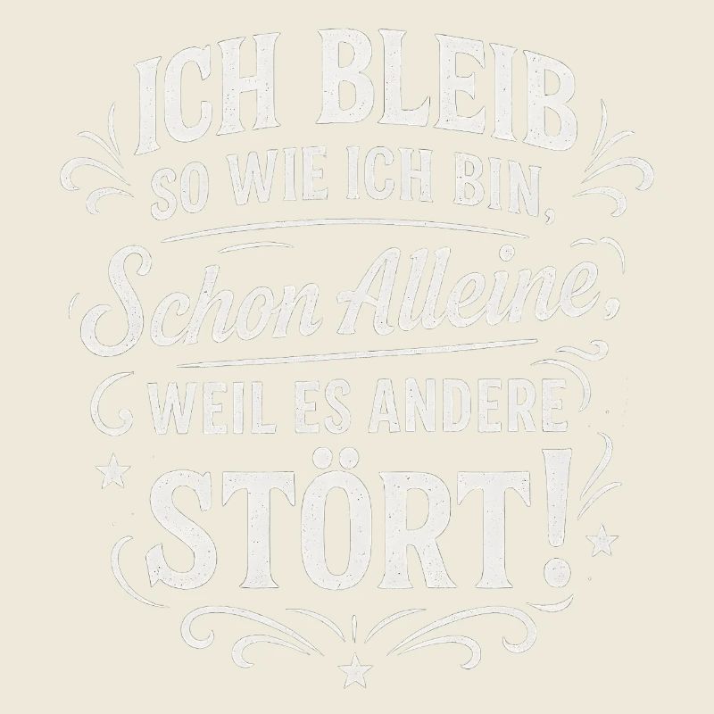 Je reste comme je suis parce que ça dérange les autres