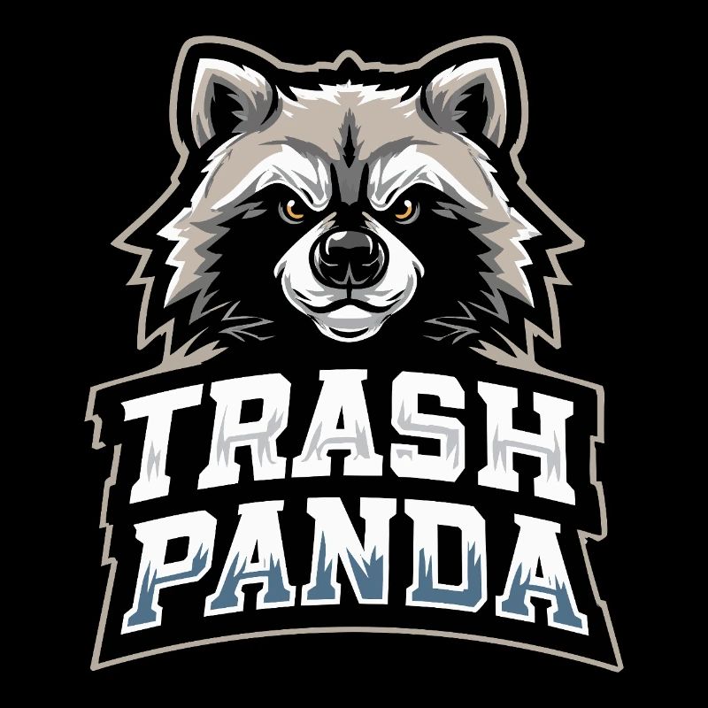 Emblème du Panda Trash Panda