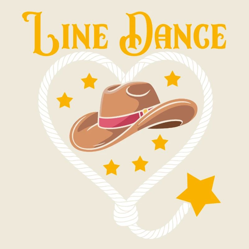 Chapeau de cœur de danse en ligne