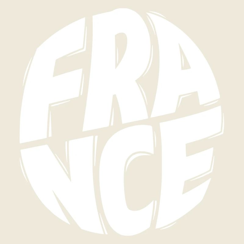 France Circle Typography