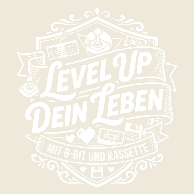 Level Up Dein Leben 8-Bit Kassette