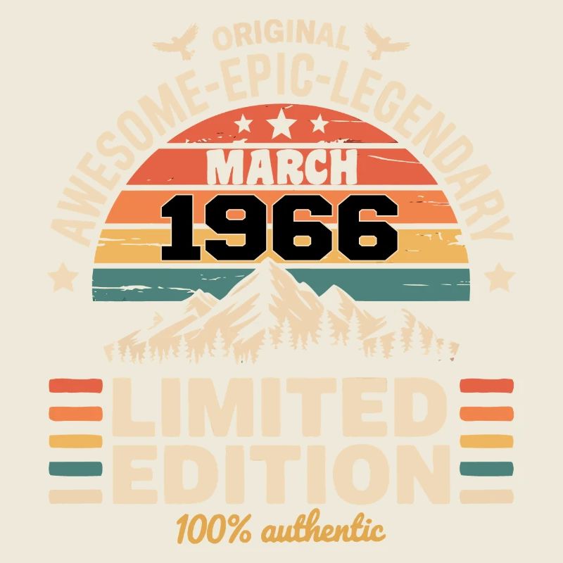 Millésime Anniversaire Mars 1966 March 1966