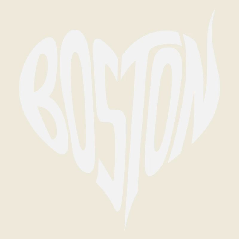 Boston Herz Typografie