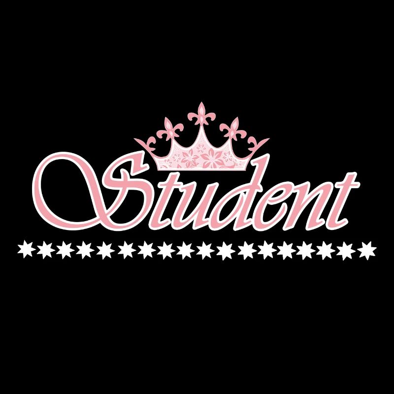 couronne étudiant - BLANC ROSE
