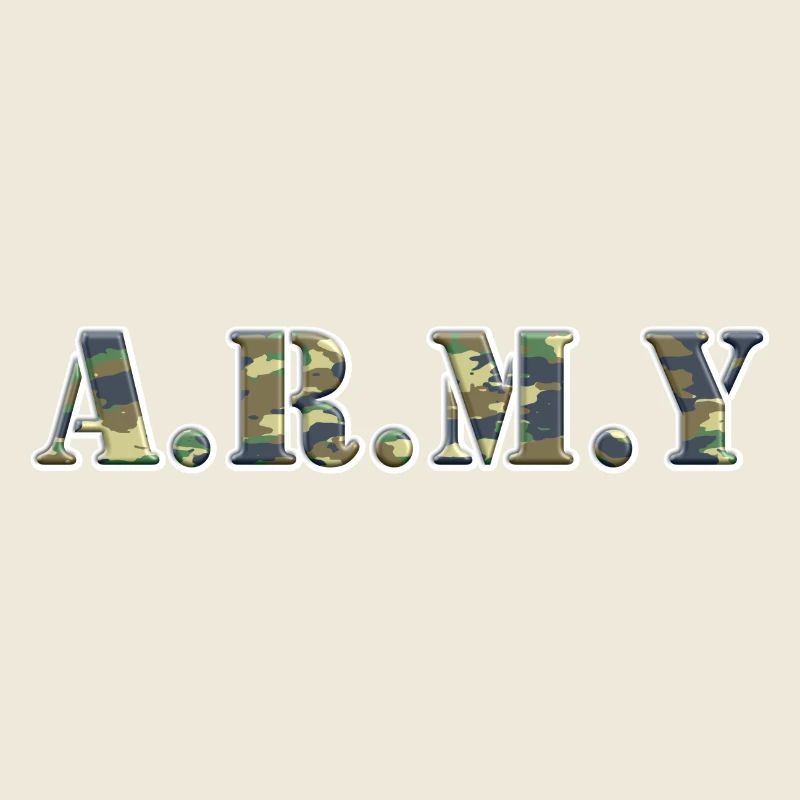 Army dot Design in Camouflage