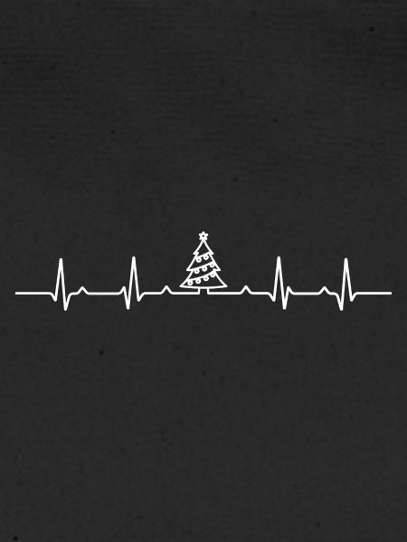 Herzschlag Weihnachtsbaum