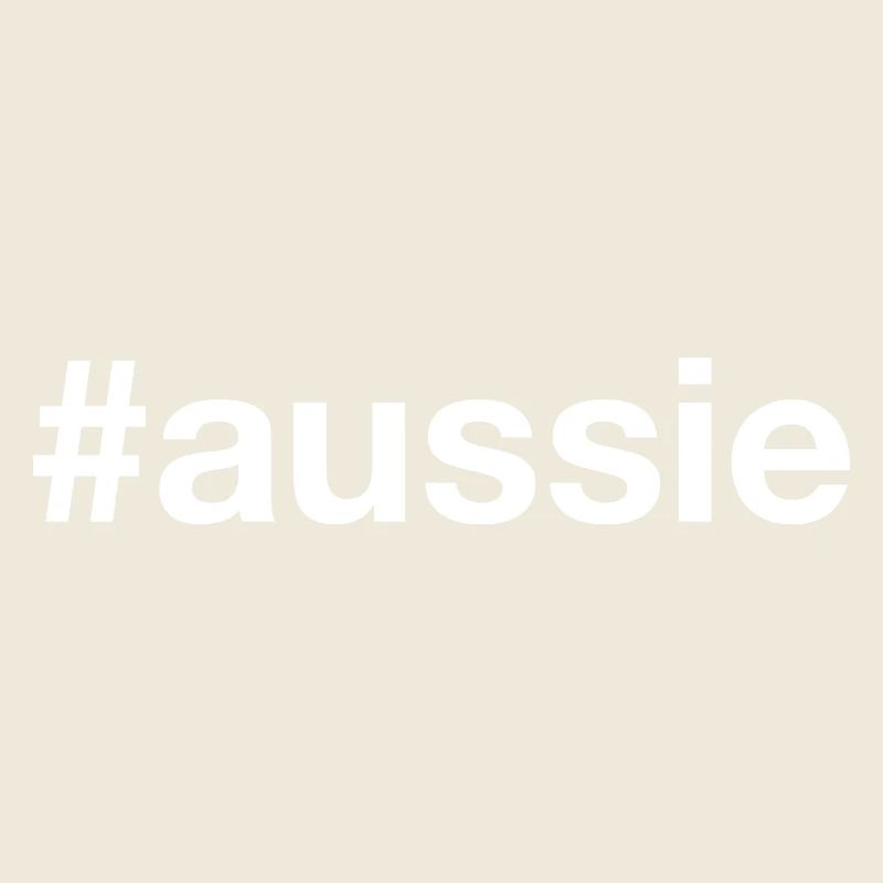 AUSSIE Australia Hashtag