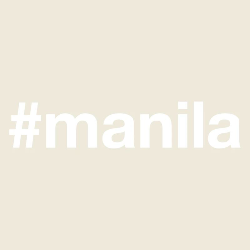 MANILA Hashtag Philippines
