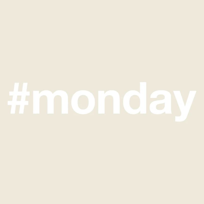 MONDAY Hashtag